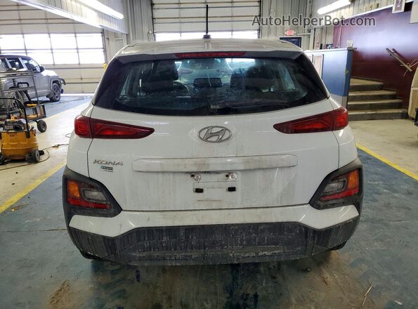 KM8K12AAXMU643541 2021 HYUNDAI KONA White Հետևի տեսք
