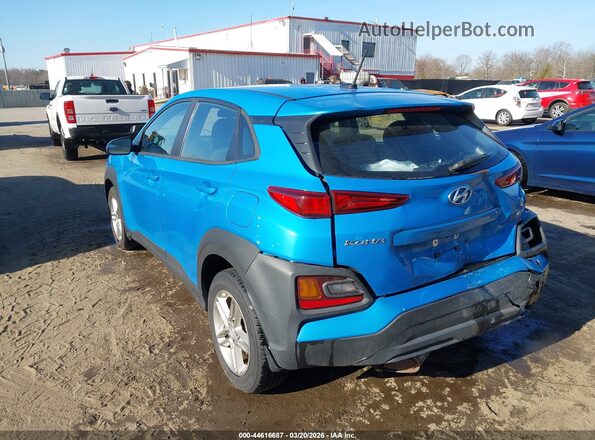 KM8K1CAA0JU179760 2018 HYUNDAI KONA Синий Задняя левая четверть