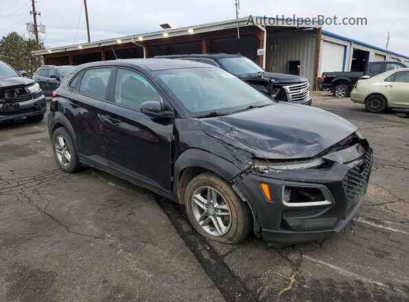 KM8K1CAA0KU256161 2019 HYUNDAI KONA Черный Передняя правая четверть