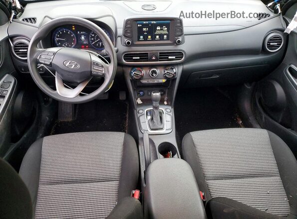 KM8K1CAA0KU256161 2019 HYUNDAI KONA Черный Вид панели приборов