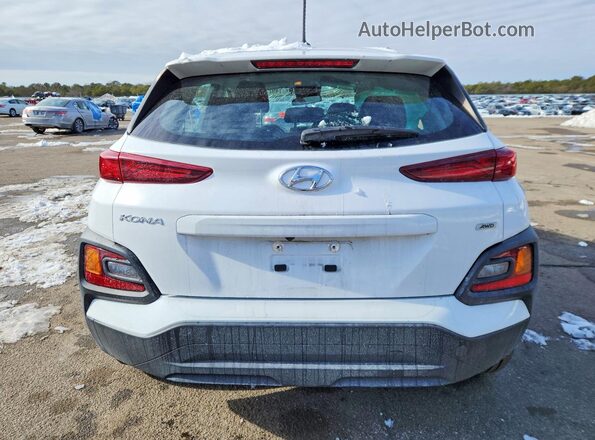 KM8K1CAA3MU746516 2021 HYUNDAI KONA White Widok z tyłu