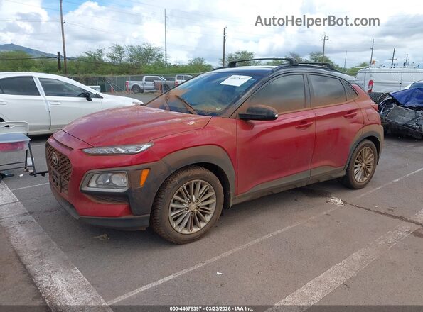 KM8K22AA4KU330592 2019 HYUNDAI KONA Red Front left