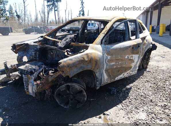 KM8K23AG0MU134792 2021 HYUNDAI KONA ELECTRIC Maroon Vista tres cuartos delantera izquierda