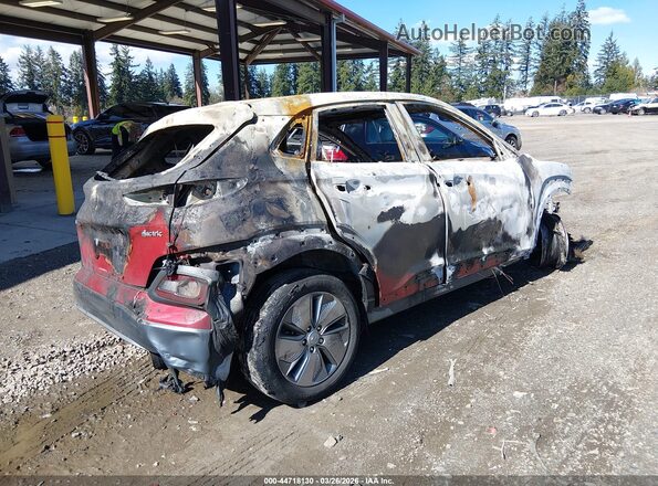 KM8K23AG0MU134792 2021 HYUNDAI KONA ELECTRIC Maroon Vista trasera