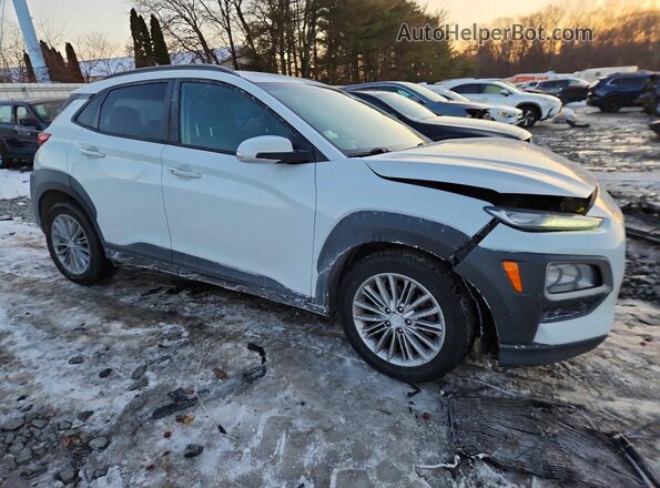 KM8K2CAA7JU074808 2018 HYUNDAI KONA White Передня права чверть
