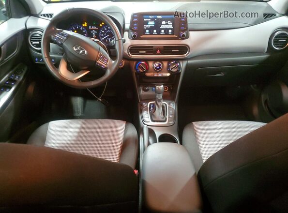 KM8K2CAA8MU704856 2021 HYUNDAI KONA Black Առջևի վահանակի տեսք