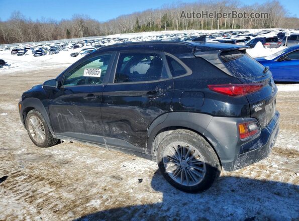 KM8K2CAA8MU707918 2021 HYUNDAI KONA Black Հետևի ձախ