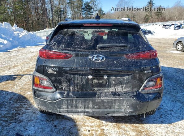 KM8K2CAA8MU707918 2021 HYUNDAI KONA Black Հետևի տեսք