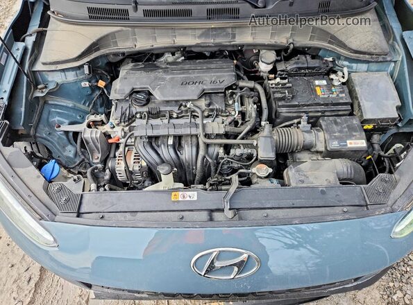 KM8K2CAB8NU918773 2022 HYUNDAI KONA Gray Вид підкапотного простору