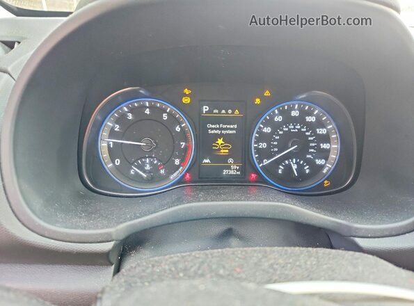 KM8K2CAB8NU918773 2022 HYUNDAI KONA Gray Вид щитка приладів