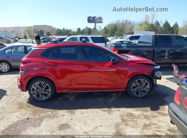KM8K33A39NU837397 2022 HYUNDAI KONA Red 360 interior view