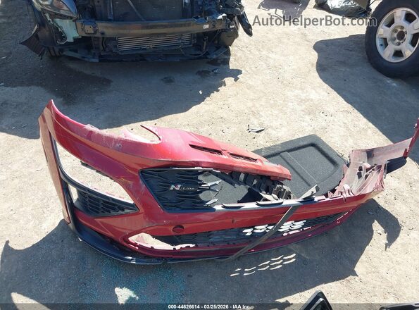 KM8K33A39NU837397 2022 HYUNDAI KONA Red Instrument cluster view
