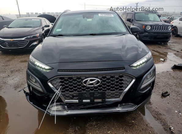 KM8K33A55MU667135 2021 HYUNDAI KONA Black Вид спереду