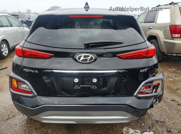 KM8K33A55MU667135 2021 HYUNDAI KONA Black Вид ззаду