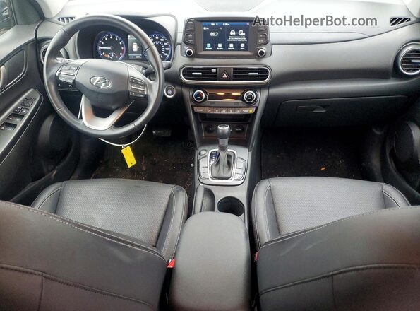 KM8K33A55MU667135 2021 HYUNDAI KONA Black Вид панелі приладів