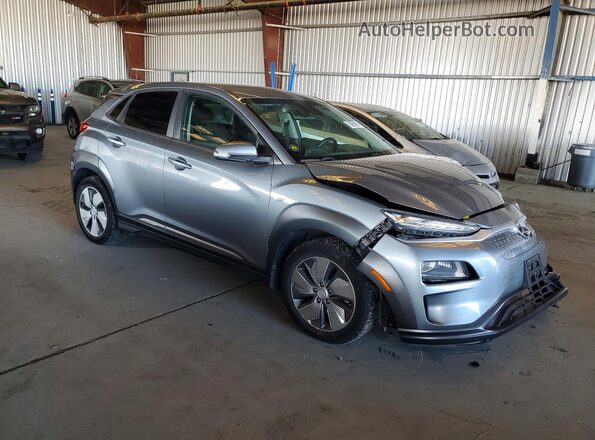 KM8K33AG7KU024641 2019 HYUNDAI KONA Gray 