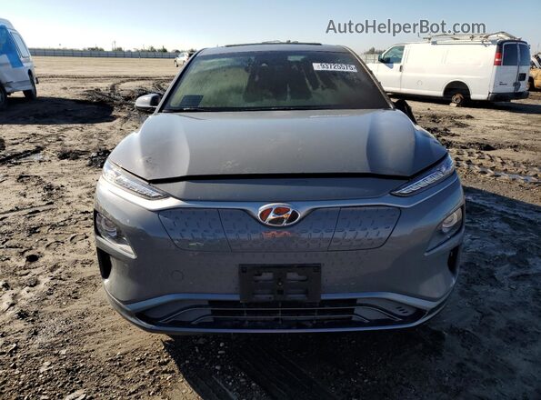 KM8K33AGXMU125787 2021 HYUNDAI KONA Gray წინა ხედი