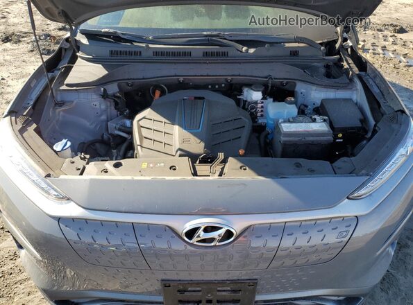 KM8K33AGXMU125787 2021 HYUNDAI KONA Gray ძრავის განყოფილების ხედი
