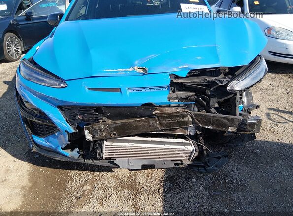 KM8K3CA31PU953776 2023 HYUNDAI KONA Blue Instrument cluster view