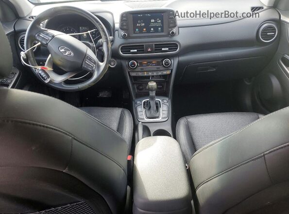 KM8K3CA55MU630019 2021 HYUNDAI KONA Black Առջևի վահանակի տեսք