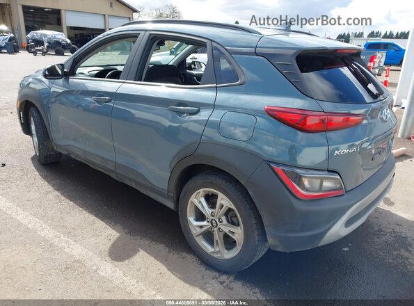 KM8K3CAB1NU904324 2022 HYUNDAI KONA Teal Tył lewy