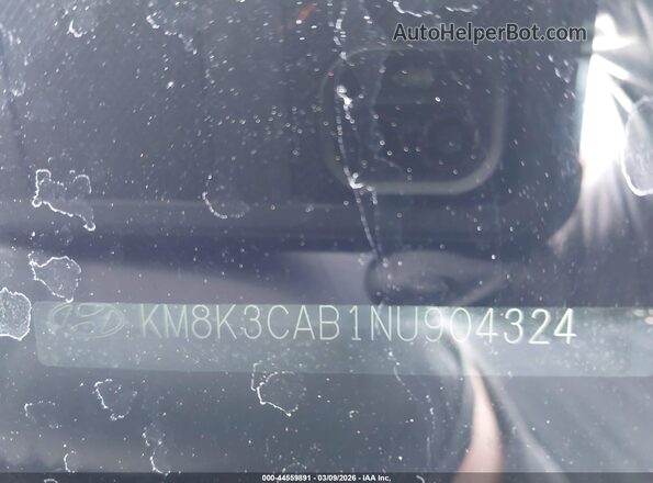 KM8K3CAB1NU904324 2022 HYUNDAI KONA Teal Widok komory silnika