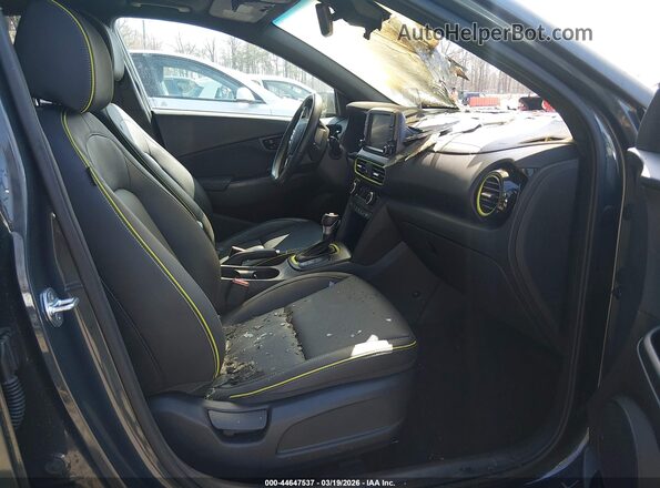 KM8K53A51JU071543 2018 HYUNDAI KONA Gray წინა სალონის ხედი