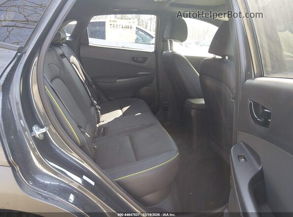 KM8K53A51JU071543 2018 HYUNDAI KONA Gray VIN კოდის სტიკერის ხედი