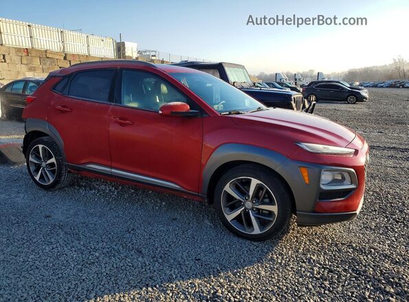 KM8K5CA50MU739966 2021 HYUNDAI KONA Red წინა მარჯვენა