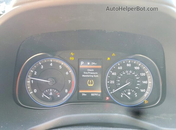 KM8K62AA6MU723985 2021 HYUNDAI KONA Black Սարքավորումների վահանակի տեսք