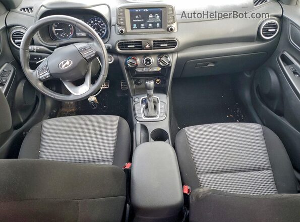 KM8K63A5XMU696038 2021 HYUNDAI KONA White Вид панелі приладів
