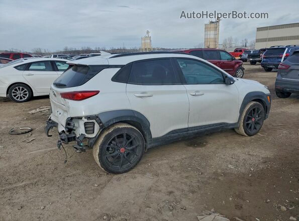 KM8K63A5XMU696038 2021 HYUNDAI KONA White Задня права чверть