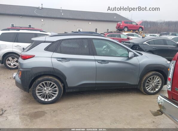 KM8K6CAA0MU605159 2021 HYUNDAI KONA Light Blue Vista interior de 360 grados