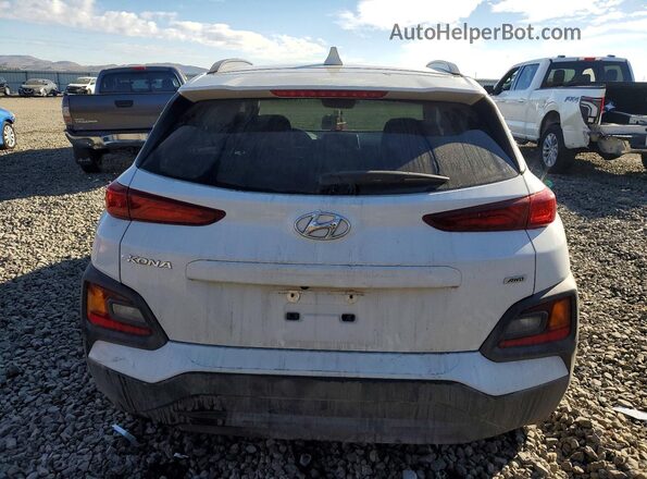 KM8K6CAA0MU616372 2021 HYUNDAI KONA White Հետևի տեսք