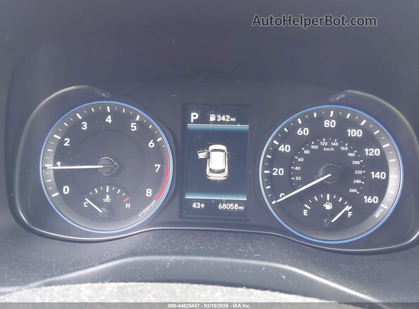 KM8K6CAA2MU678498 2021 HYUNDAI KONA Белый Вид задних сидений