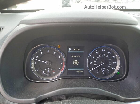 KM8K6CAA3MU680311 2021 HYUNDAI KONA Черный Вид щитка приборов