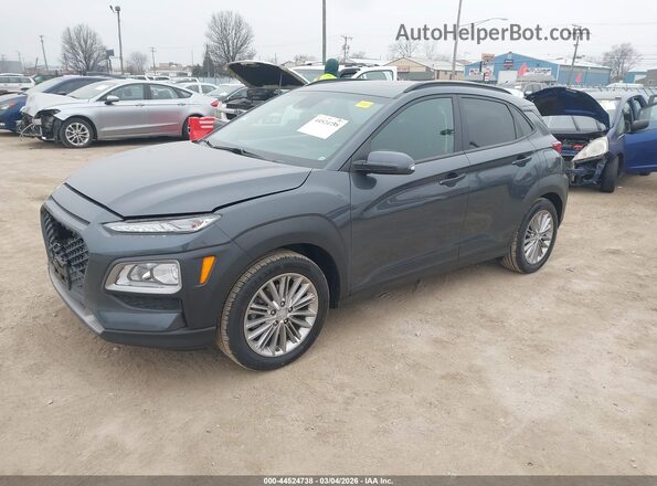 KM8K6CAAXMU745882 2021 HYUNDAI KONA Gray Передня ліва чверть