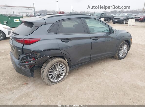 KM8K6CAAXMU745882 2021 HYUNDAI KONA Gray Задня права чверть
