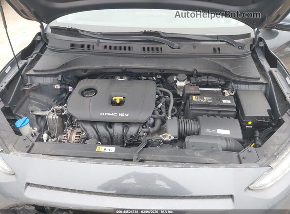 KM8K6CAAXMU745882 2021 HYUNDAI KONA Gray Вид ззаду