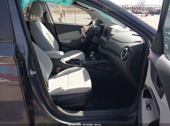 KM8K6CAB1PU062689 2023 HYUNDAI KONA Gray Widok wnętrza z przodu