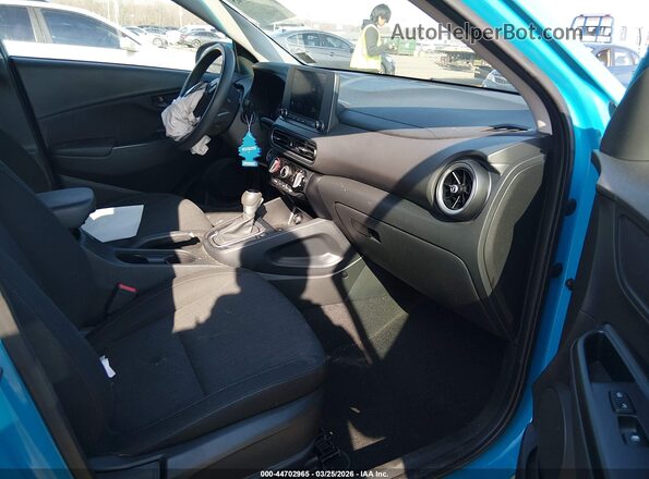 KM8K6CAB2PU976823 2023 HYUNDAI KONA Black წინა სალონის ხედი