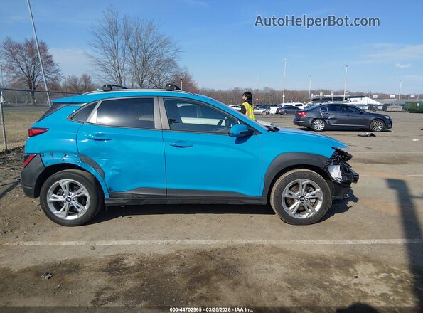KM8K6CAB2PU976823 2023 HYUNDAI KONA Black უკანა სალონის ხედი