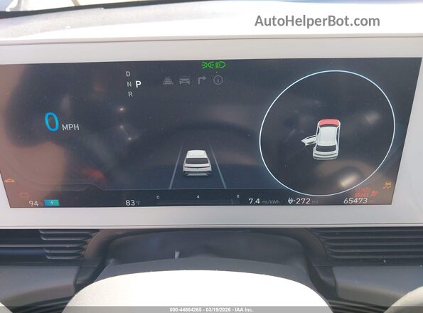 KM8KM4AE1NU065191 2022 HYUNDAI IONIQ 5 Gray Vista de los asientos traseros