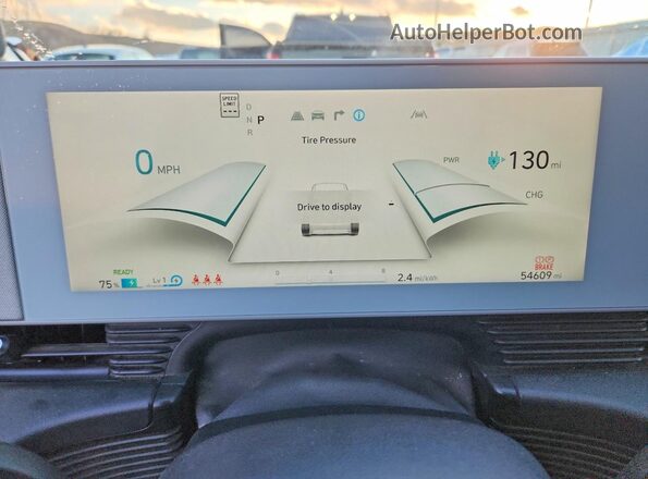 KM8KMDAF1PU121643 2023 HYUNDAI IONIQ Teal Widok zestawu wskaźników