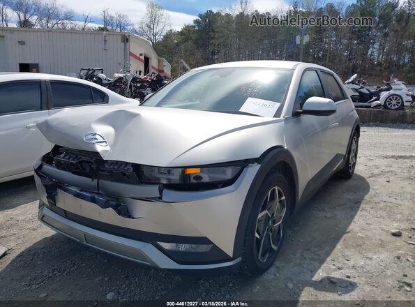 KM8KNDAF5PU218972 2023 HYUNDAI IONIQ 5 Silver Առջևի ձախ երեք քառորդ տեսարան