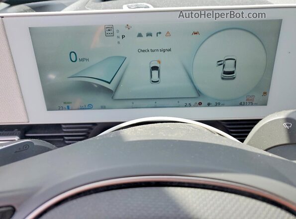 KM8KRDAF4PU179697 2023 HYUNDAI IONIQ Черный Вид щитка приборов