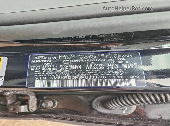 KM8KRDDF3RU333718 2024 HYUNDAI IONIQ Black 