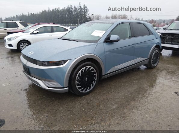 KM8KRDDF4RU333565 2024 HYUNDAI IONIQ 5 Синий Передняя левая четверть
