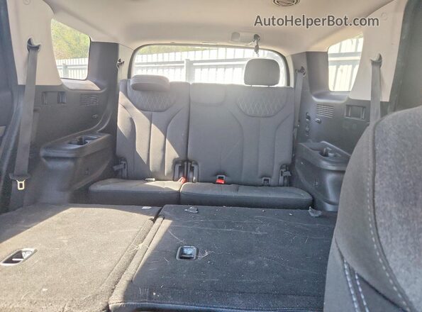 KM8R14HE4MU187944 2021 HYUNDAI PALISADE Black Rear seats view