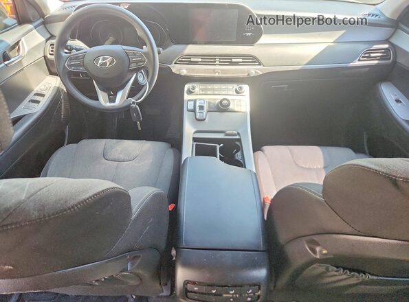 KM8R14HE4MU187944 2021 HYUNDAI PALISADE Black Dashboard view